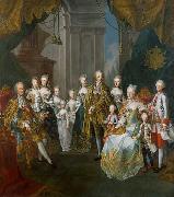 Stephan und Maria Theresia mit elf Kindern, Martin van Meytens
